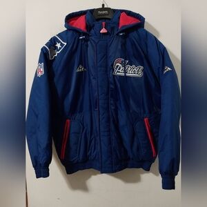 Apex One New England Patriots Puffer Jacket Size Medium Extremely Rare .
